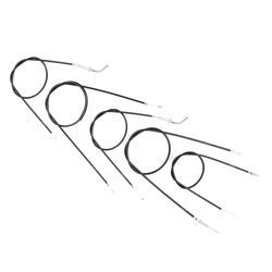 Bowden cable kit for NSU Quickly moped N23/S23 2-speed - black