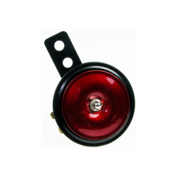 6V 70mm Horn for Simson S51 S70 SR50 Herkules/Kreidler/Zundapp - Red/Black