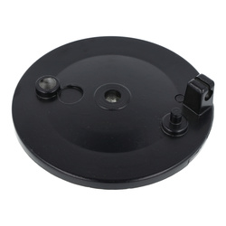 Osłona hamulca tylnego dla SIMSON SR50, SR80 czarna, bez otworu stykowego hamulca