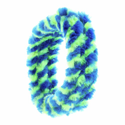 WÜMA Hub Dust Rings for Simson S51 Moped - Blue/Neon Yellow