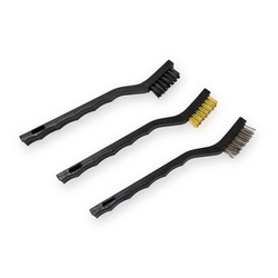 Wire Brush Set: Steel & Nylon Hand Brushes for Motorcycle Maintenance