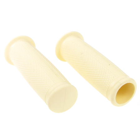 Grips (pair) spherical shape suitable for Simson SR1 SR2 KR50 Sparrow - beige