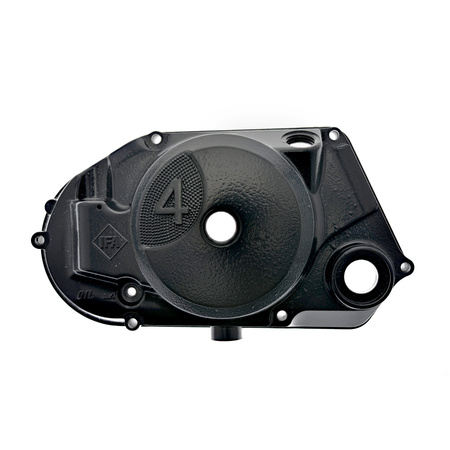 Black powder-coated clutch cover w/ tachometer for Simson S51/SR50/KR51/2