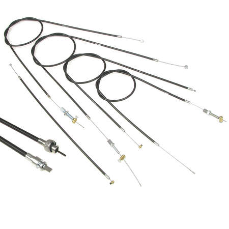 Bowden Cable Kit + Speedometer Cable for BMW R35 (6-piece)