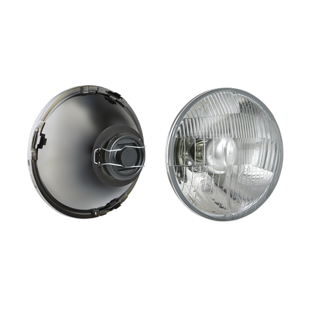 Scheinwerfer H4 mit Standlicht + Glühlampe HS1 12V 35/35W f. Simson S51 SR4 KR51