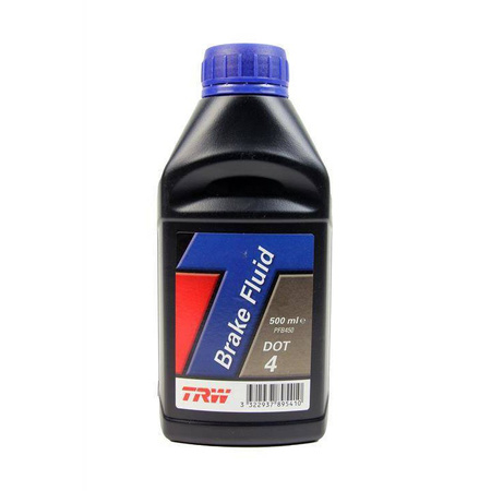 TRW DOT4 Brake Fluid 500ml PFB450 – For Motorcycle, Car, Moped