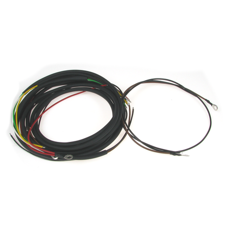 Cable harness for NSU OSL 251 with colored circuit diagram