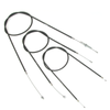 3-piece Bowden Cable Kit for AWO Touren Motorcycles, Black, with Adjuster