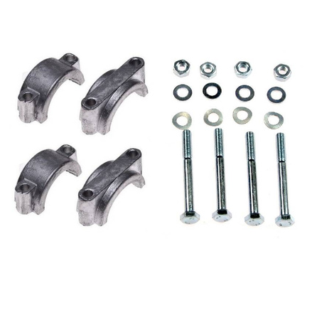 2x Fender Clamp Brackets + Screws for Simson S50 S51 S70 SR50