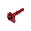 Aluminiowy uchwyt skrętny szybkiej przepustnicy CNC do Simson S50 S51 S53 S70 SR50 - anodowany na czerwono