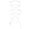 Title: Cable kit & speedo cable M10xM10 for Simson SR2/SR2E (5pc) - white
Description: Complete Bowden & speedo cable set M10xM10 for Simson SR2/SR2E - white