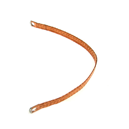 Motor ground strap Ground cable copper tape 420 mm hole M10 with copper ends