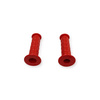 Pair of Red Rubber Handlebar Grips for Simson S50 S51 S53 S70 SR50