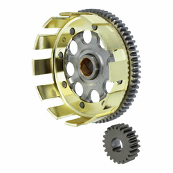 Clutch Basket + Drive Pinion for Simson S51/S53/SR50/KR51/2 (straight-cut)