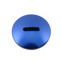 Zaślepka gwintowana do modeli SIMSON M500-M700, aluminiowa, niebieska