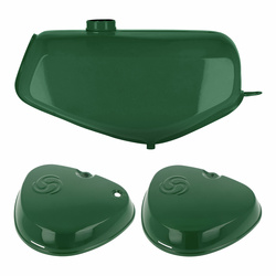 Fuel Tank Set with Side Covers for Simson S51, S70 - Billiard Green