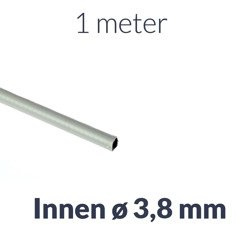 1m x obudowa linki Bowdena (szara) wewnętrzna ø3.8mm do motorowerów, motocykli, hamulców, sprzęgieł, przepustnic