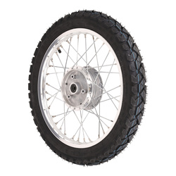 Winter Complete Wheel Front for SIMSON Models - Alloy Rim, Stainless Spokes