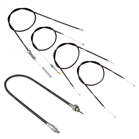 Bowden Cable Kit & Speedometer Cable for DKW SB350 (5-piece)