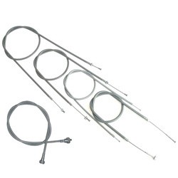 Bowden Cable Set with Speedometer Cable for MZ RT 125/3 (5pc) Grey