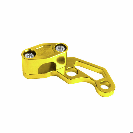 CNC Brake Hose Holder for Simson S50 S51 S70 SR50 SR80 MS50 – gold anodized