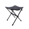 Folding stool compact and practical for camping and motorcycle trips