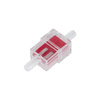 Petrol filter plastic ø6mm for Simson S50 S51 SR50 KR50, MZ - red