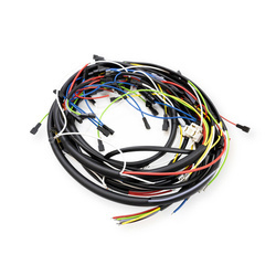 Wiązka przewodów dla CZ Cezet 350 Typ 472.6 z kolorowym schematem połączeń