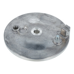 Tylna osłona hamulca do Simson SR50, SR80 - bez otworu na styk hamulca