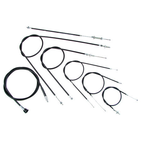Bowden cable kit for Junak M10 w/ speedometer cable (7pcs)