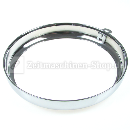 Lampenring, Scheinwerferring mit Lasche für AWO Sport, Touren, EMW, BK350, chrom