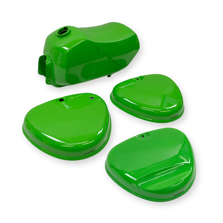 Fuel Tank + Side Cover Set for Simson S53 S83 S50 S51 S70 - Light Green