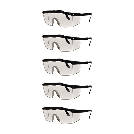 5x Safety Goggles - Eye Protection for Motorcycle, Work & Lab