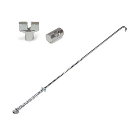 Chromed Foot Brake Lever (Silver) + M6 Adjuster for Simson S51 S70 S53 S83