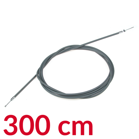 Universal throttle cable including screw nipple 3m can be shortened Aprilia Scooter Yamaha - gray