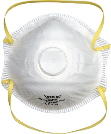 Respirator dust mask with valve FFP2 - individually packed