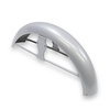 Front Fender with Brace for Simson S50 S51, Silver Powder-Coated