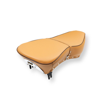 Fotel z paskami mocującymi i aluminiową osłoną do AWO Sport 425 - brązowy