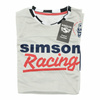 T-shirt with design: SIMSON Racing, color: white, size: XXXL