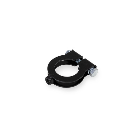 Enduro Heat Shield Clamp 28mm Front for S50/S51/S70 - Black