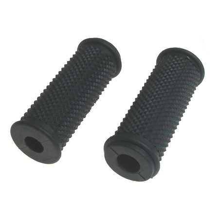 2x footrest rubber for driver for Simson AWO Touren Sport, IFA MZ BK350, EMW R35