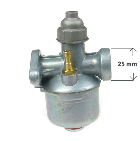 Carburetor + Throttle Cable (Gray) + 3 Flange Gaskets for Simson SR2/SR2E