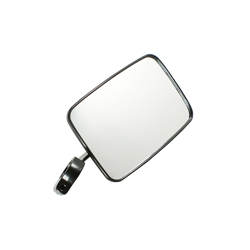 Spiegel mit Klemmschelle eckig rechts (Metall Arm) für MZ ES TS, Simson Kr51 Sr4