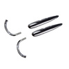 Pair Chrome Exhaust System with Header for CZ 350