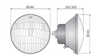 Scheinwerfer Set H4 mit Standlicht Halogen für Simson S51 S50