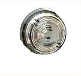 Front Turn Signal w/ E-Mark (Black/White) for Simson S50/S51/S70/MZ/TS/ETZ