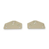 Leg-guard mounting plates (L+R) for MZ ES 125/150/250/2 - beige