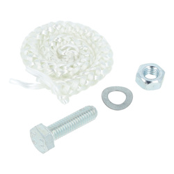 Glasfaserschnur ø6x110 mm + Schraube Auspuff  für Simson SR1 SR2 KR50 KR51, AWO