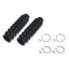 Pair Old-Style Fork Boots (Gaiters) + Clamps for IFA MZ BK350