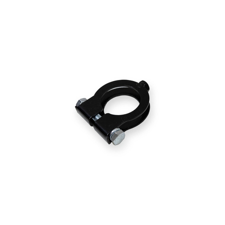 Klemmschelle Hitzeblech Enduro 28 mm vorn passend für S50 S51 S70 KR51 - schwarz